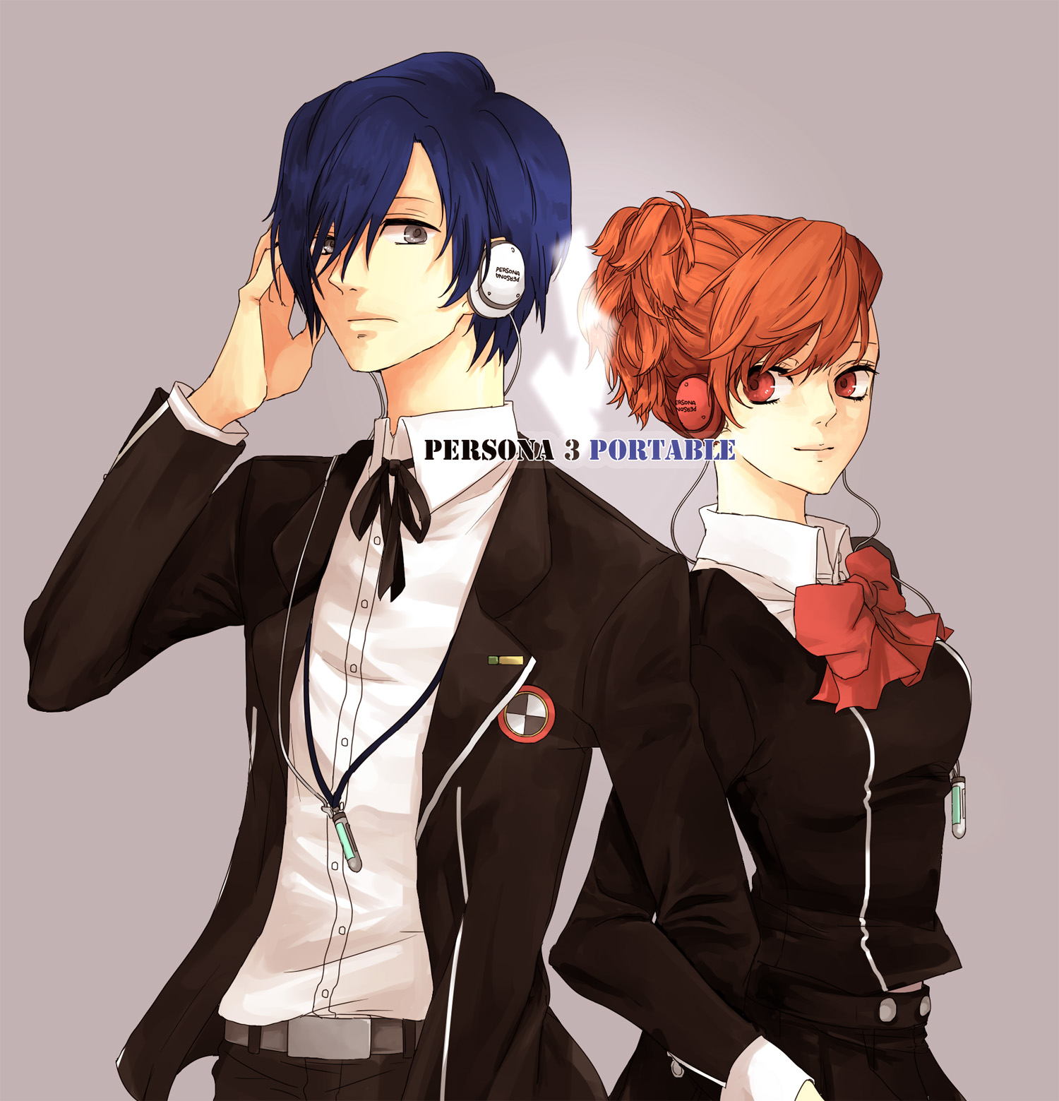 persona 3 protag headphones